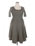 Lularoe Houndstooth Gray Casual Dress Size XL - photo 1