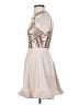Windsor Metallic Silver Cocktail Dress Size S (estimated) - photo 5