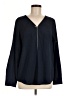 Calvin Klein 100% Polyester Blue Long Sleeve Blouse Size M - photo 1