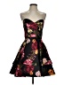 Blondie Floral Black Cocktail Dress Size 3 - photo 1