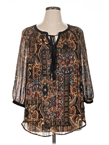 Meadow Rue 3/4 Sleeve Blouse (view 1)
