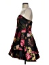 Blondie Floral Black Cocktail Dress Size 3 - photo 5