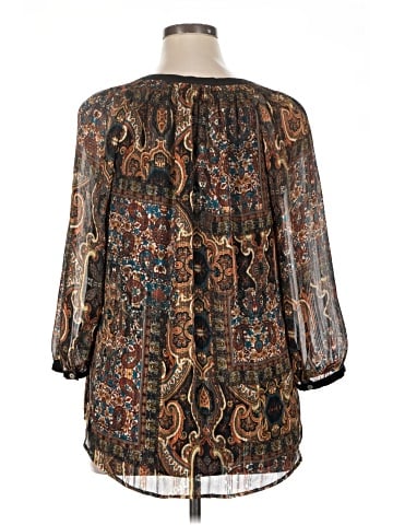 Meadow Rue 3/4 Sleeve Blouse (view 2)