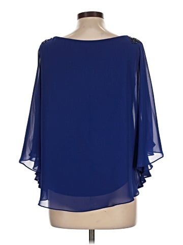 J.R. Nites by Carol Lin 3/4 Sleeve Blouse (view 2)