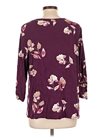 Croft & Barrow 3/4 Sleeve Blouse (view 2)