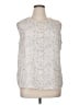 Covington 100% Polyester Silver Sleeveless Blouse Size XL - photo 1