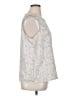Covington 100% Polyester Silver Sleeveless Blouse Size XL - photo 4