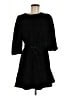 Ann Taylor 100% Polyester Black Casual Dress Size 8 (petite) - photo 1