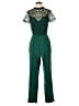 Debut 100% Polyester Green Jumpsuit Size 8 - photo 1