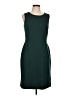 Lands' End Solid Green Cocktail Dress Size 12 - photo 1