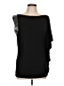 Rain Black Short Sleeve Top Size L - photo 1