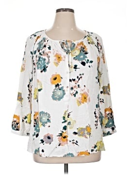 Lucky Brand 3/4 Sleeve Blouse (view 1)