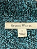 Studio Works Teal Poncho Size S - photo 7