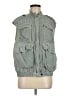Zara 100% Cupro Green Vest Size Med - Lg - photo 1