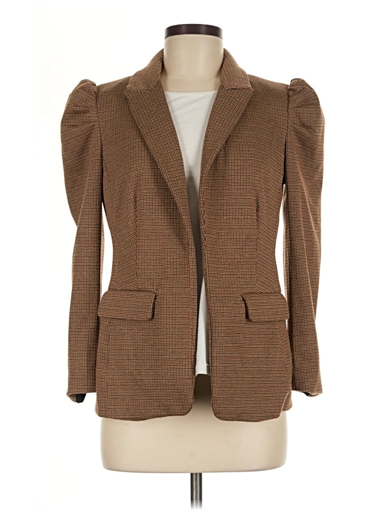 Pre-owned Cece Blazer Jacket In Brown