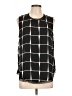 Who What Wear 100% Polyester Black Sleeveless Blouse Size L - photo 1