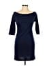 Derek Heart Solid Blue Cocktail Dress Size L - photo 1