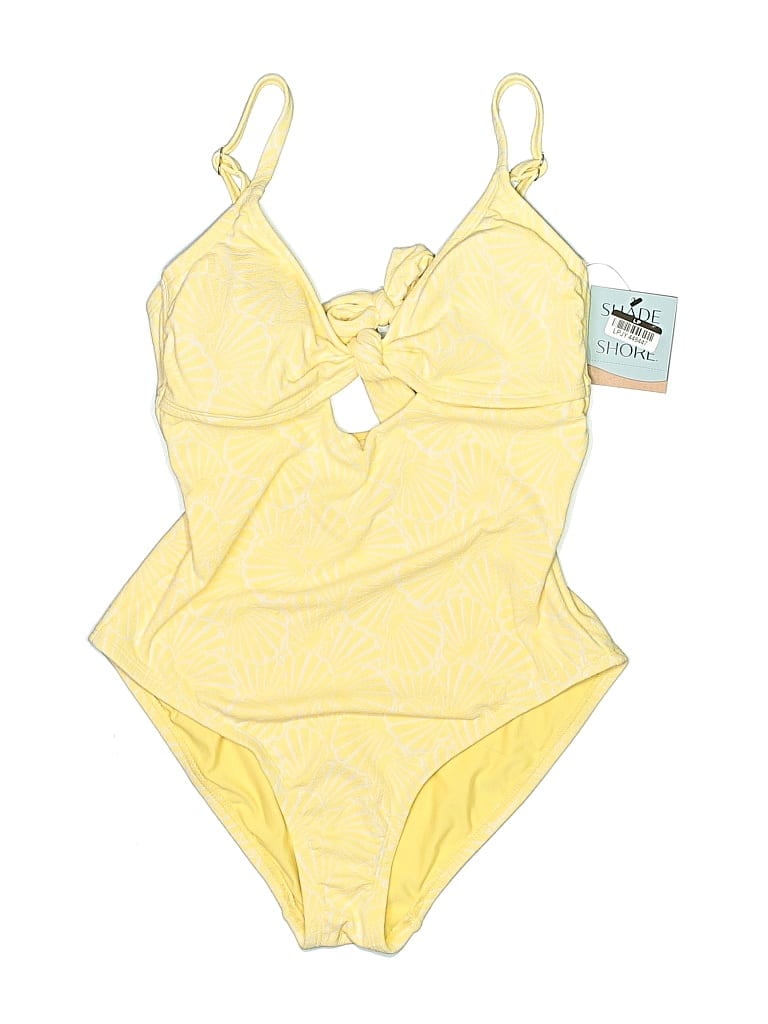 Shade & Shore One Piece Swimsuit In Yellow