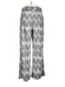 Robert Louis 100% Polyester Chevron-herringbone Silver Casual Pants Size L - photo 2