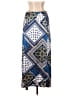 Closet Print Blue Casual Skirt Size M - photo 2