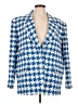 Sandro Houndstooth Blue Blazer Size EU (FR) 42 / US 10 - photo 1