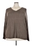 Ava & Viv Brown Long Sleeve Top Size 3X - photo 1