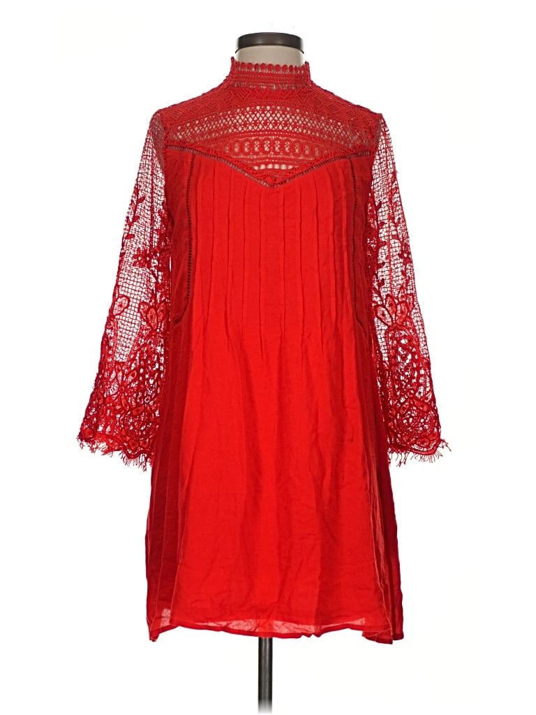 Pre-owned En Creme Cocktail Dress In Red