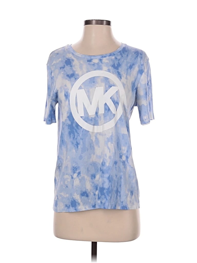 Pre-owned Michael Michael Kors Short Sleeve T-shirt In Blue
