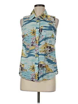 JoJo Maman Bebe Sleeveless Button-Down Shirt (view 1)