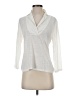 J. McLaughlin Ivory 3/4 Sleeve Top Size S - photo 1