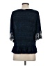 Pilcro 100% Polyester Blue 3/4 Sleeve Blouse Size S - photo 2