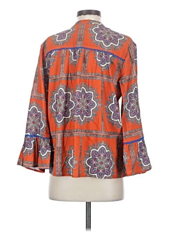 Porridge 3/4 Sleeve Blouse (view 2)