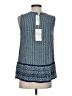 Tommy Bahama 100% Rayon Blue Sleeveless Blouse Size XS - photo 2