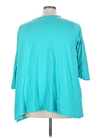 Woman Within 3/4 Sleeve T-Shirt (view 2)