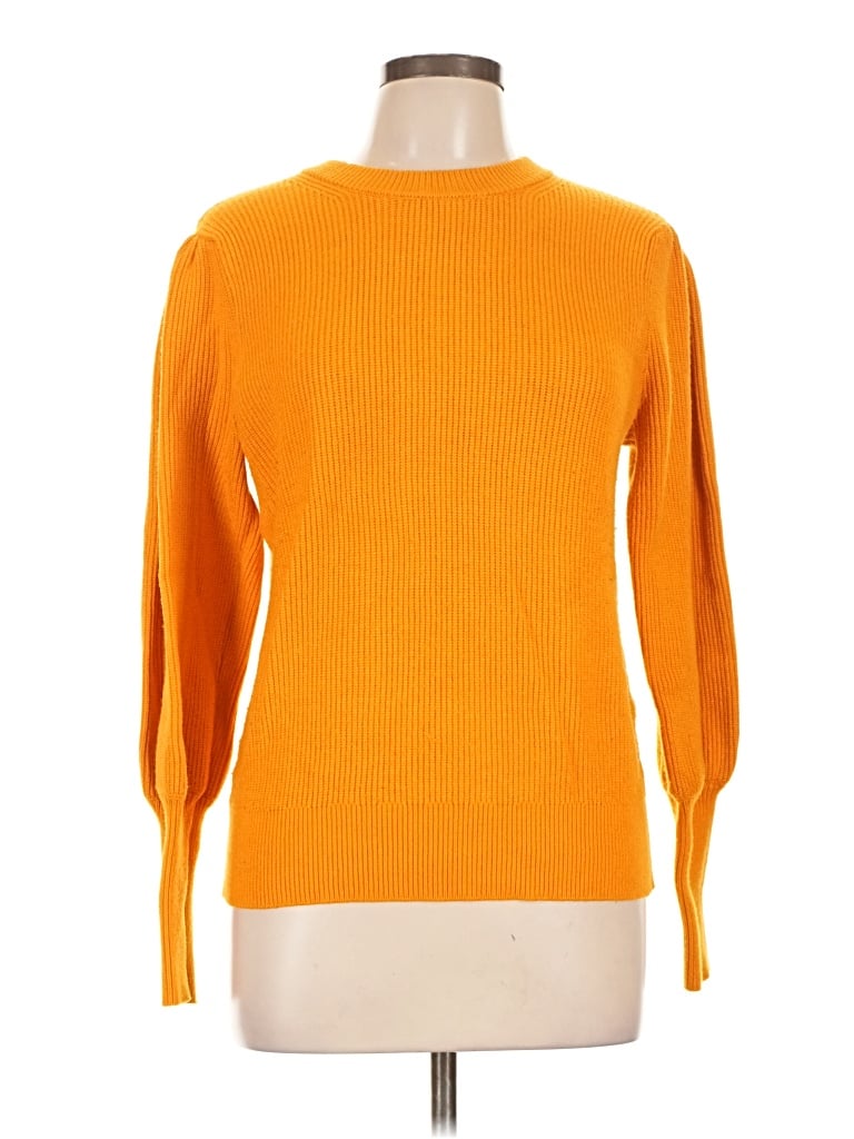 Pre-owned Ann Taylor Pullover Sweater In Orange