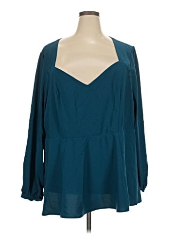 Torrid Long Sleeve Blouse (view 1)