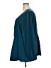 Torrid Teal Long Sleeve Blouse Size 5X Plus (5) - photo 5