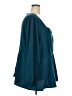 Torrid Teal Long Sleeve Blouse Size 5X Plus (5) - photo 4