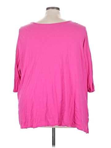 Woman Within 3/4 Sleeve T-Shirt (view 2)