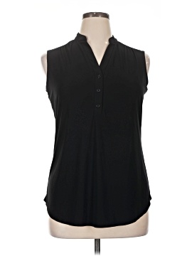 Perseption Concept Sleeveless Button Down Shirt