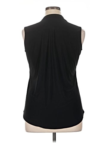 Perseption Concept Sleeveless Button-Down Shirt (view 2)