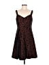 Evan Picone Paisley Brown Cocktail Dress Size 8 (petite) - photo 1