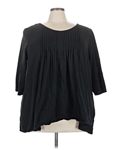 Woman Within 3/4 Sleeve T-Shirt (view 1)