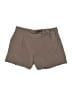 Banana Republic Solid Brown Shorts Size 4 Petite - photo 1