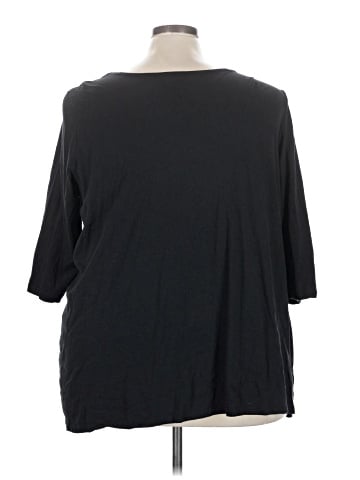 Woman Within 3/4 Sleeve T-Shirt (view 2)