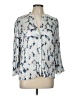 Vince. 100% Polyester Blue 3/4 Sleeve Blouse Size L - photo 1