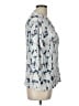 Vince. 100% Polyester Blue 3/4 Sleeve Blouse Size L - photo 4