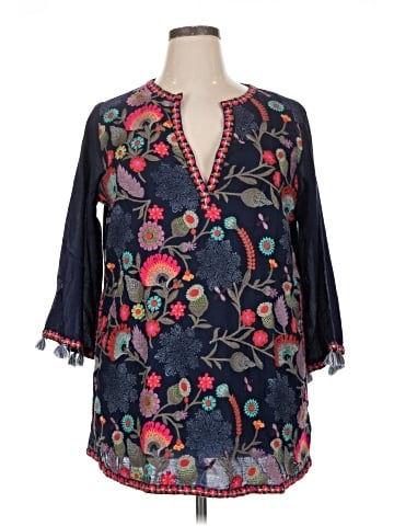 Soft Surroundings 3/4 Sleeve Blouse (view 1)