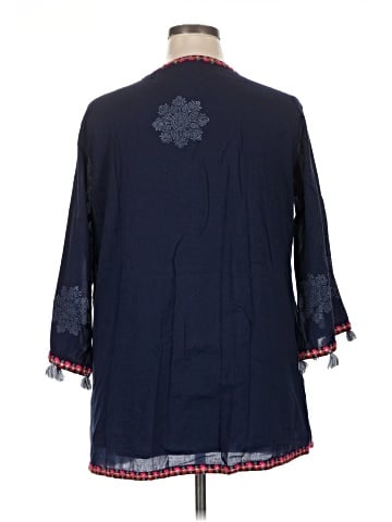 Soft Surroundings 3/4 Sleeve Blouse (view 2)