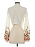 Shein Ivory Long Sleeve Blouse Size 2 - photo 2